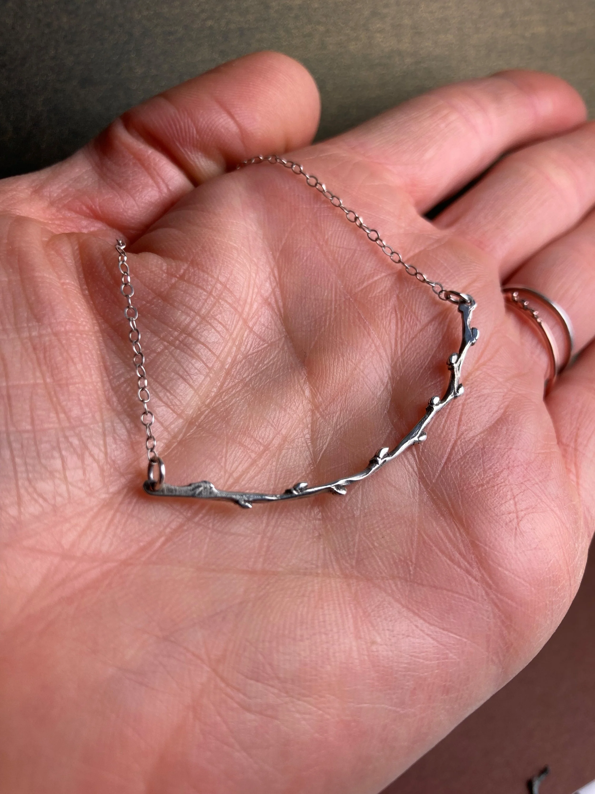 twigs — Mixed metal botanical jewelry — Tigerlillyshop Jewelry